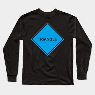 Blue Triangle Long Sleeve T-Shirt